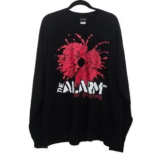 The Alarm The Gathering MMIX 2009 Long Sleeve T Shirt Mens XL Black Welsh Rock
